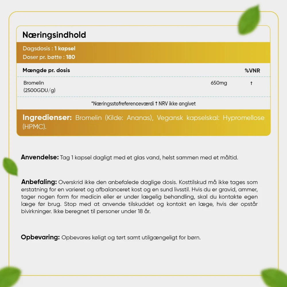 Bromelain 650mg - Image 5