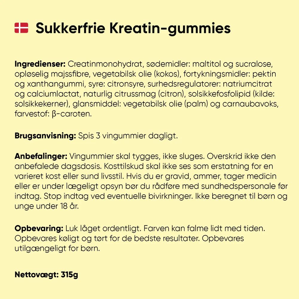 Kreatin Vingummier 5000 mg - Image 6