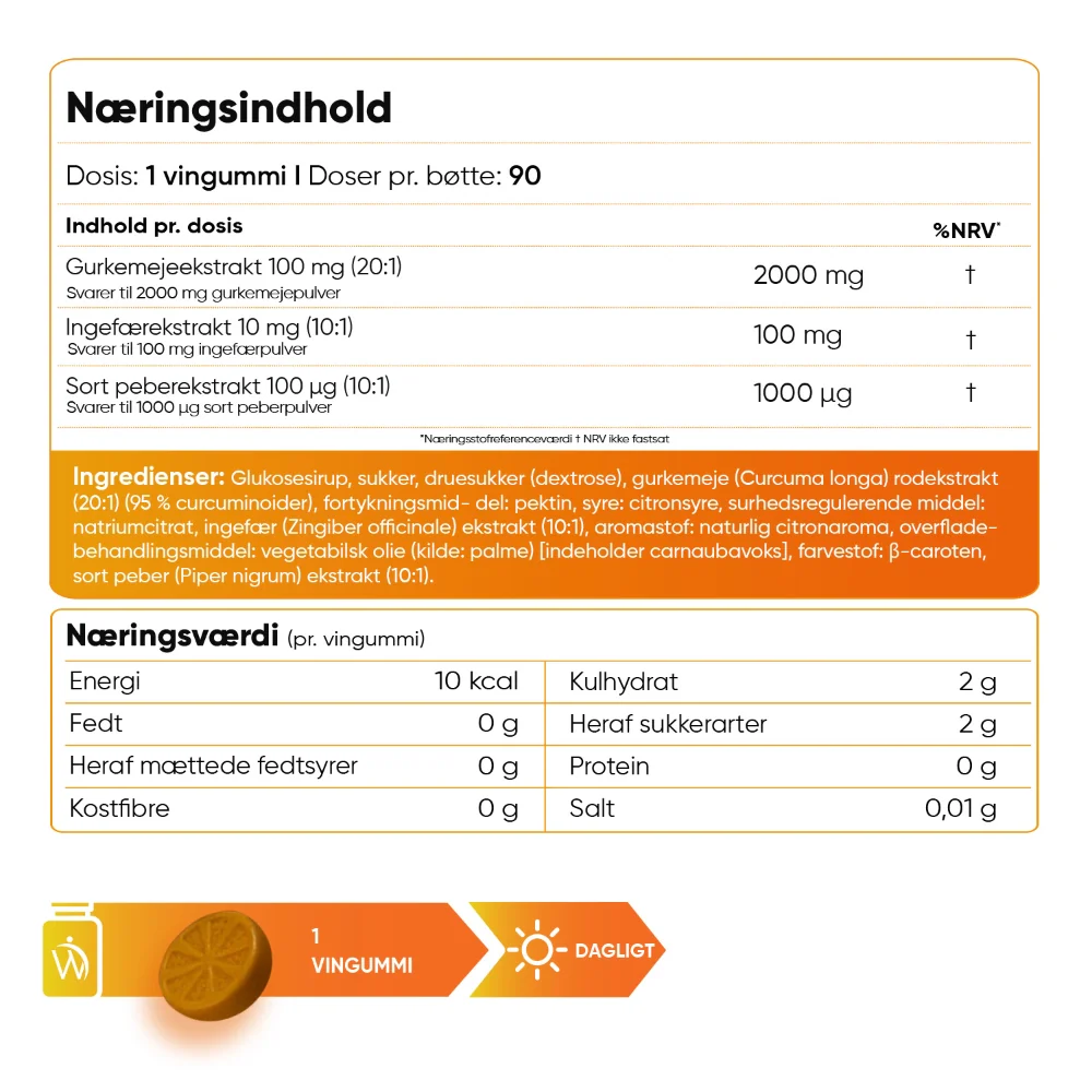 Gurkemeje Gummies 2100mg - Image 3