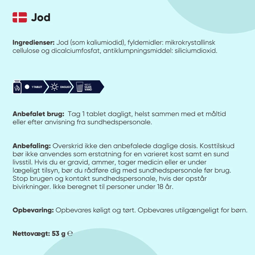 Jodtabletter 400 mcg - Image 6