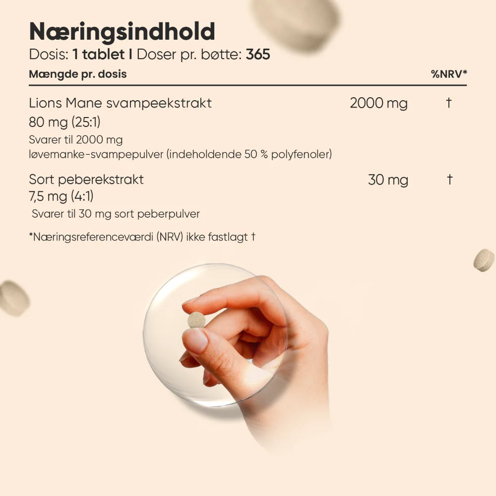 Lions Mane Tabletter 2030mg - Image 3