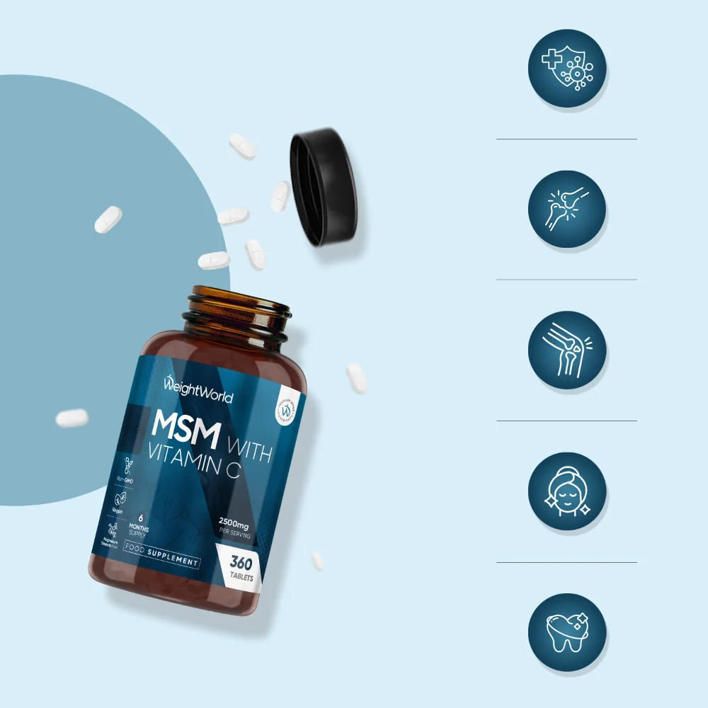 MSM med C-vitamin 2500 mg - Image 3