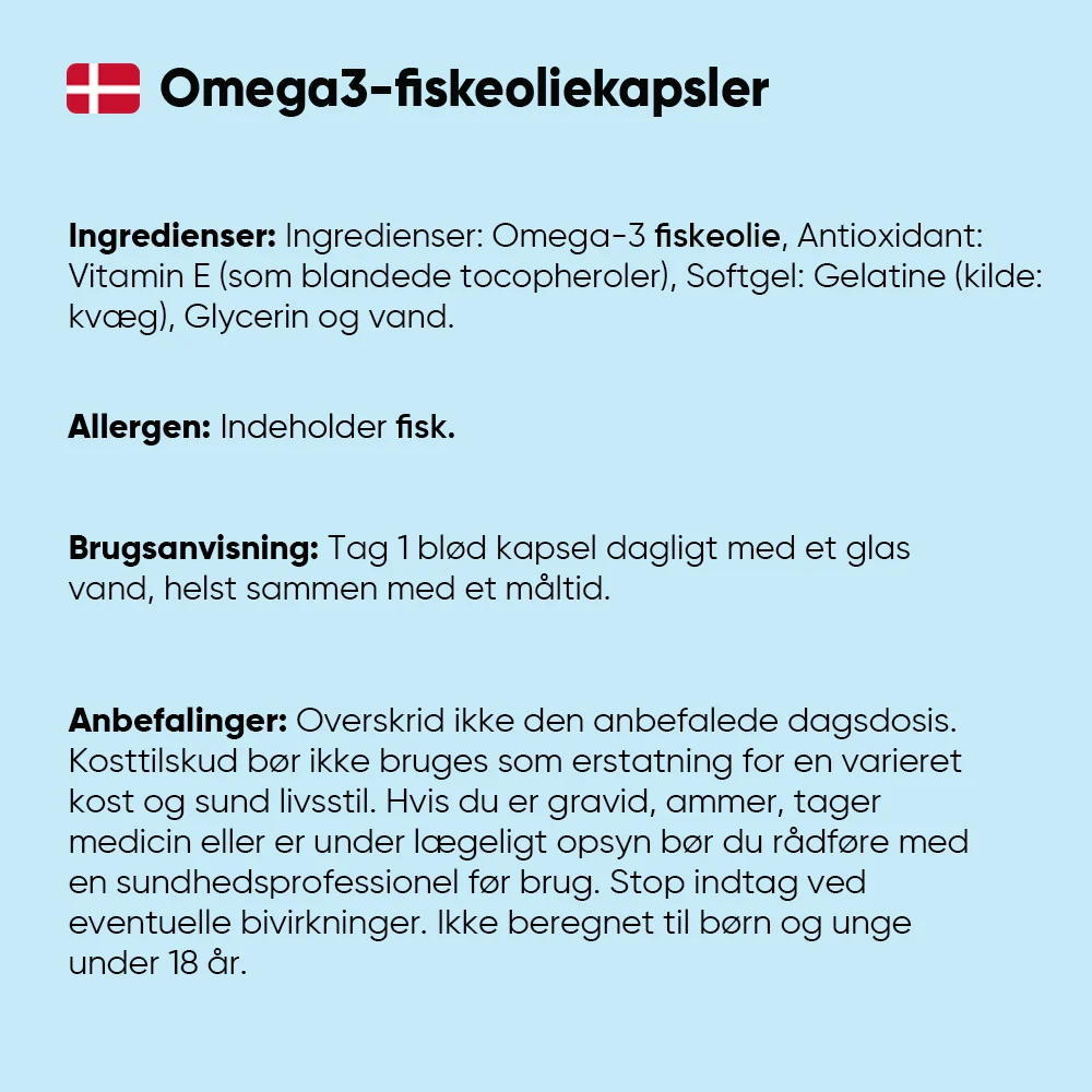 Omega 3 Fiskeolie 1000mg - Image 4