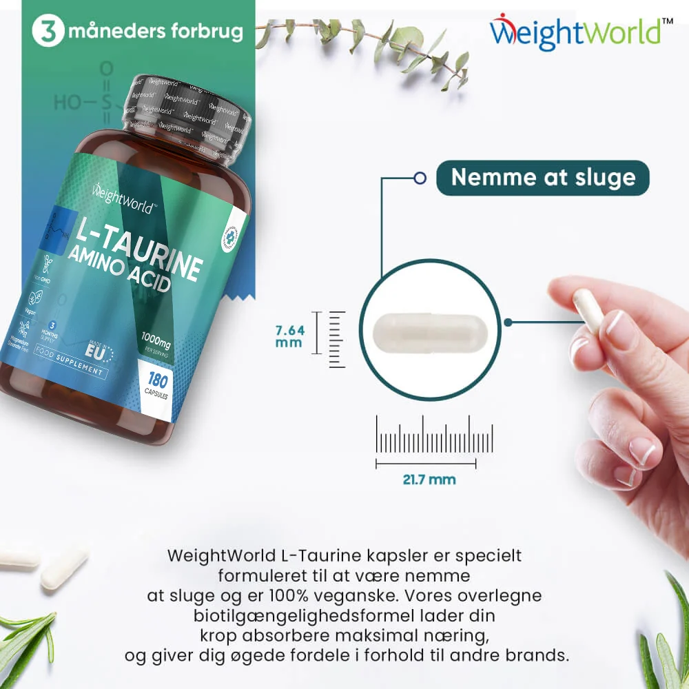 L-taurin 1000mg - Image 3