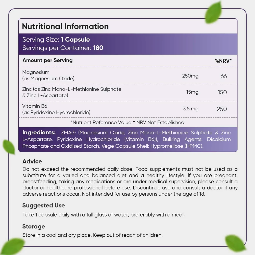 WeightWorld ZMA-kapsler - Image 5