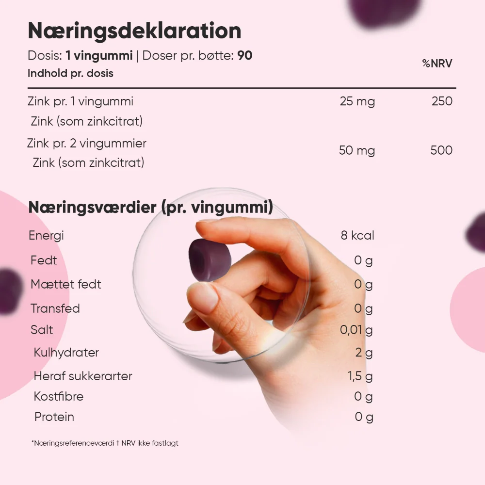 Zink-vingummier 25mg - Image 4