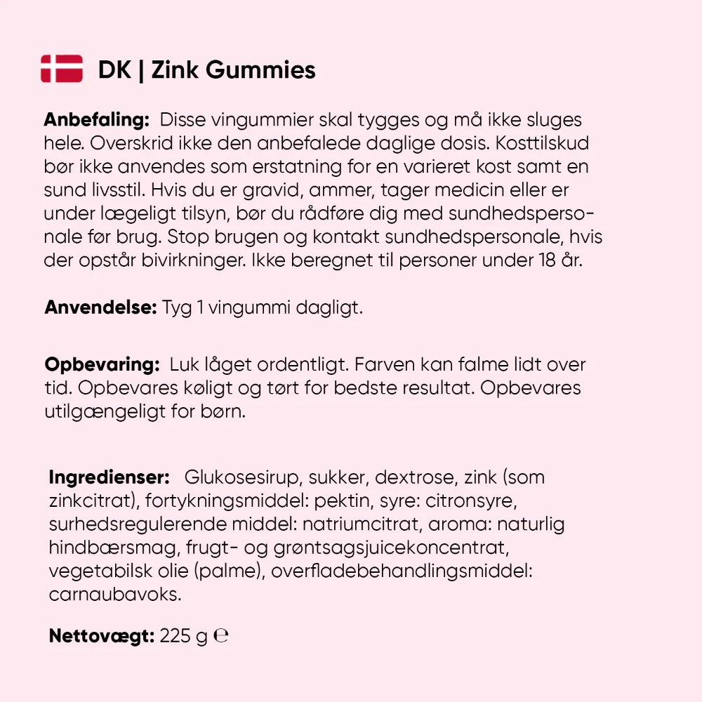 Zink-vingummier 25mg - Image 5